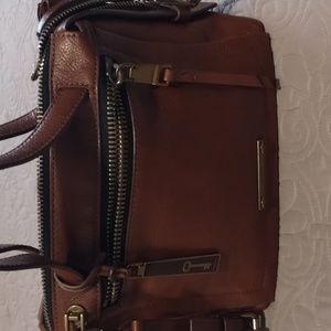 BROWN LEATHER FOSSIL PURSE